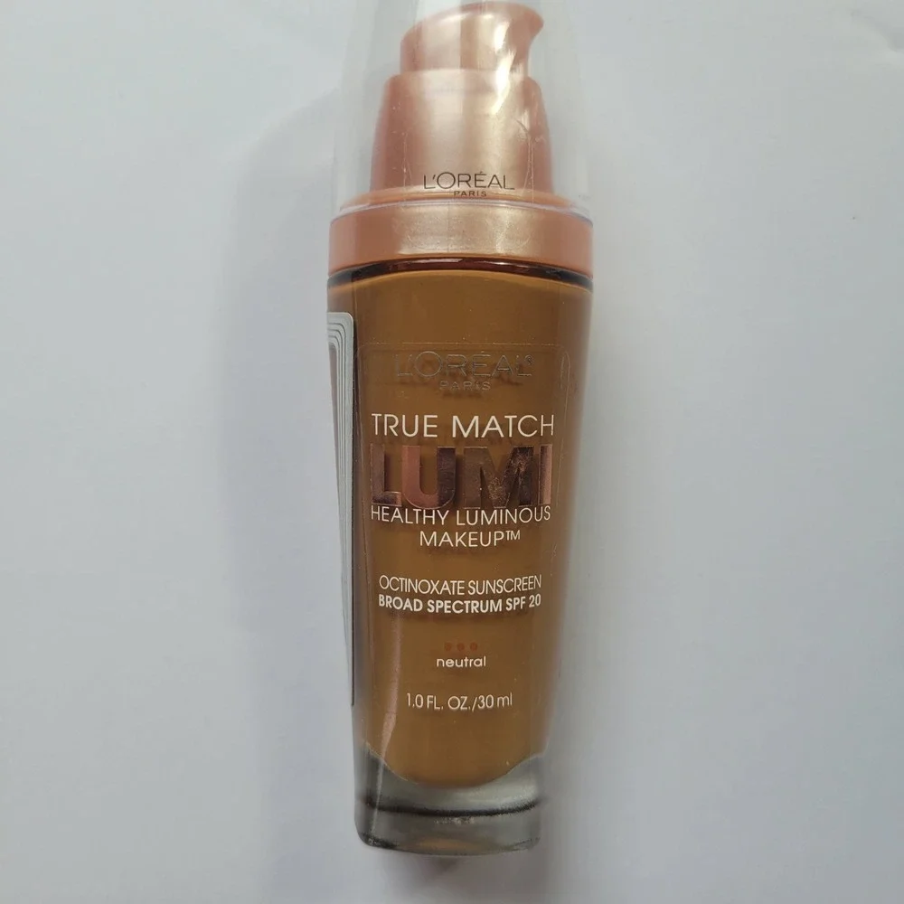 L'Oreal True Match Lumi Luminous Foundation Neutral 1.0oz‎  N 7.-8